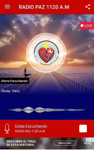 Play RADIOPAZ 1120 AM DE CHOTA as an online game RADIOPAZ 1120 AM DE CHOTA with UptoPlay