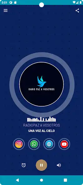 Play Radio Paz a Vosotros as an online game Radio Paz a Vosotros with UptoPlay