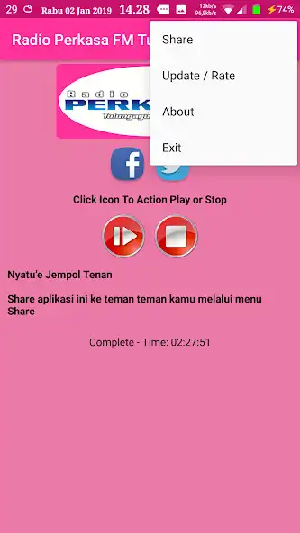 Play Radio Perkasa FM Tulungagung as an online game online Radio Perkasa FM Tulungagung with UptoPlay Play Radio Perkasa FM Tulungagung as an online game Radio Perkasa FM Tulungagung with UptoPlay