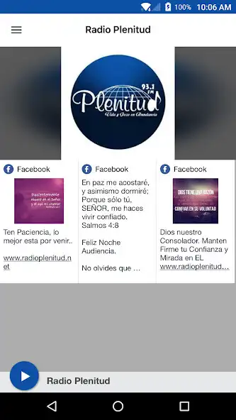 Play Radio Plenitud  and enjoy Radio Plenitud with UptoPlay