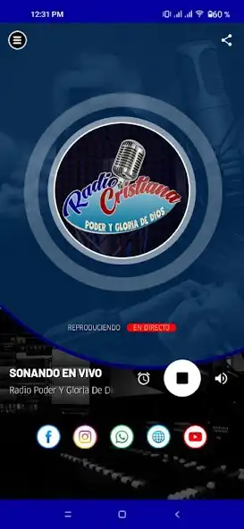 Play Radio Poder y Gloria De Dios as an online game Radio Poder y Gloria De Dios with UptoPlay