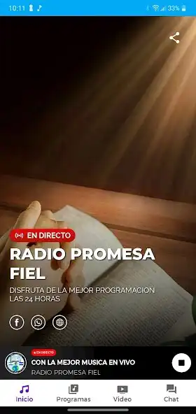 Play Radio Promesa Fiel  and enjoy Radio Promesa Fiel with UptoPlay