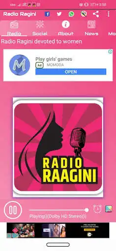 Play Radio Ragini as an online game Radio Ragini with UptoPlay