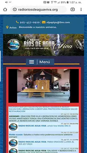 Play Radio Rios De Agua Viva as an online game Radio Rios De Agua Viva with UptoPlay