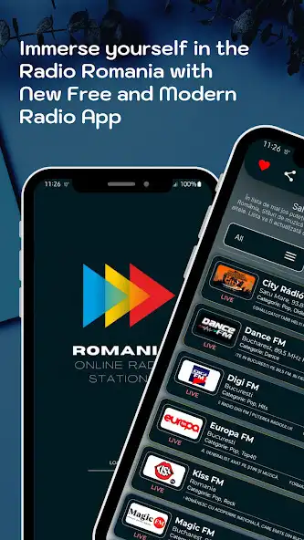 Play Radio Romania - Online Radio  and enjoy Radio Romania - Online Radio with UptoPlay