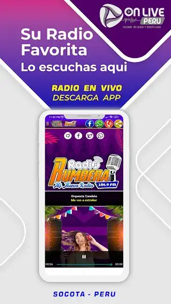 Play Radio Rumbera 104.9 FM  and enjoy Radio Rumbera 104.9 FM with UptoPlay