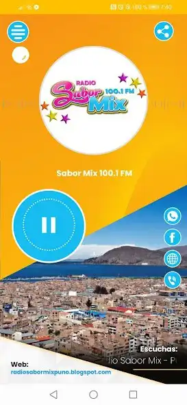 Play Radio Sabor Mix  Puno as an online game Radio Sabor Mix  Puno with UptoPlay