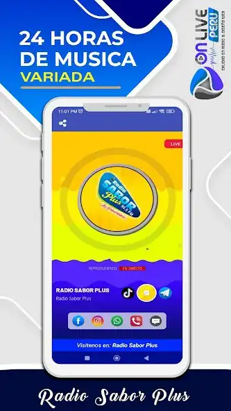 Play Radio Sabor Plus -  Ancash  and enjoy Radio Sabor Plus -  Ancash with UptoPlay
