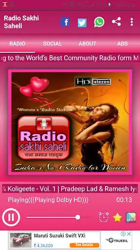 Play Radio Sakhi Saheli- No. 1 Women Community Radio as an online game Radio Sakhi Saheli- No. 1 Women Community Radio with UptoPlay