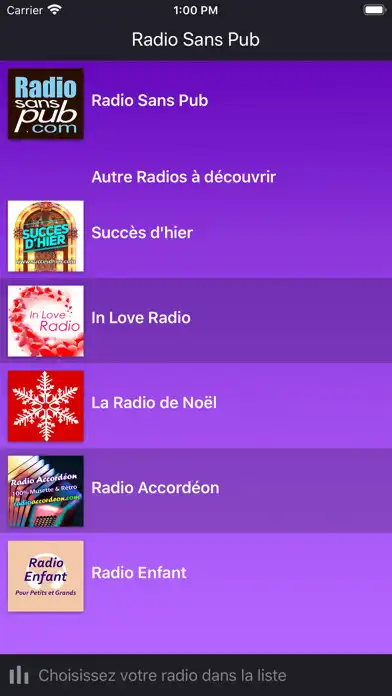 Play Radio sans pub  and enjoy Radio sans pub with UptoPlay