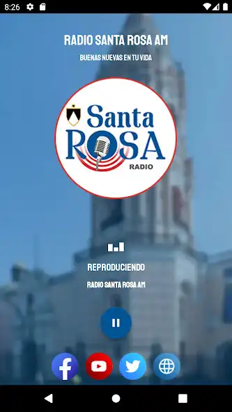 Play Radio Santa Rosa AM App as an online game Radio Santa Rosa AM App with UptoPlay
