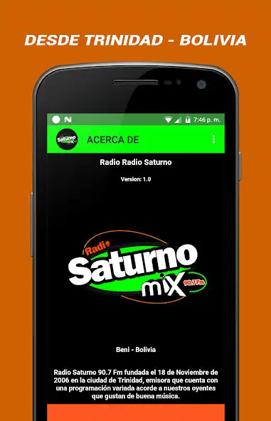 Play Radio Saturno 90.7 FM as an online game Radio Saturno 90.7 FM with UptoPlay