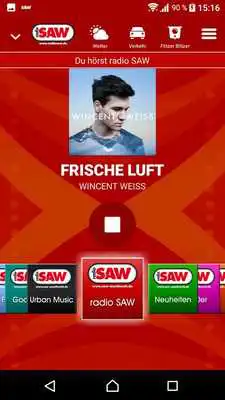 Play radio SAW