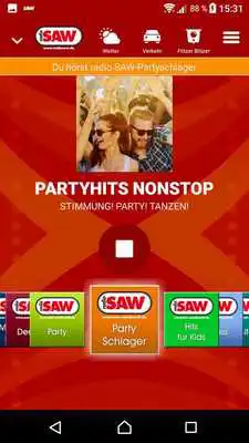 Play radio SAW