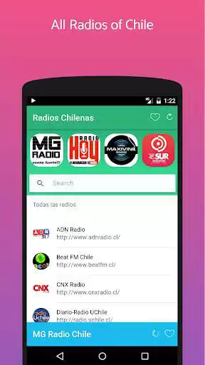 Play Radios Chilenas  and enjoy Radios Chilenas with UptoPlay