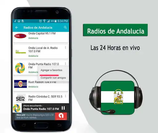 Play Radios de Andalucia  and enjoy Radios de Andalucia with UptoPlay
