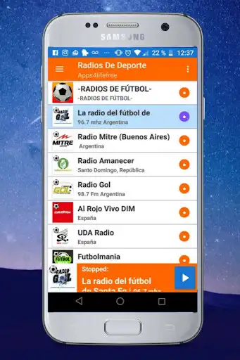 Play Radios de Deporte as an online game Radios de Deporte with UptoPlay