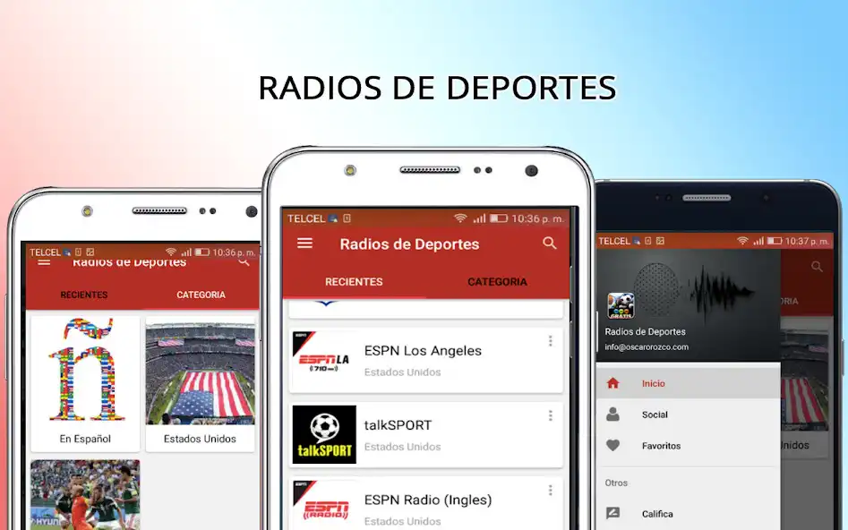 Play Radios de Deportes  and enjoy Radios de Deportes with UptoPlay