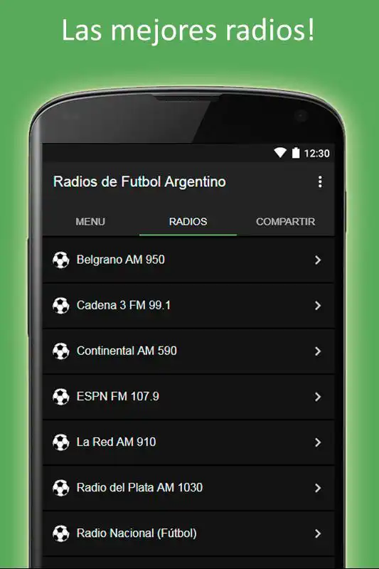 Play Radios de Futbol argentino en vivo online