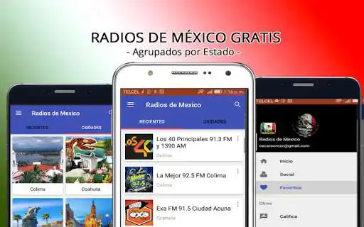 Play Radios de Mexico Gratis  and enjoy Radios de Mexico Gratis with UptoPlay