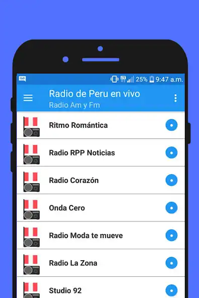 Play Radios de Peru en vivo: FM y   as an online game Radios de Peru en vivo: FM y   with UptoPlay
