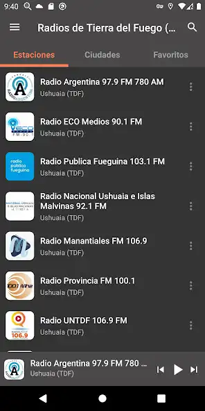 Play Radios de Tierra del Fuego (AM  and enjoy Radios de Tierra del Fuego (AM with UptoPlay