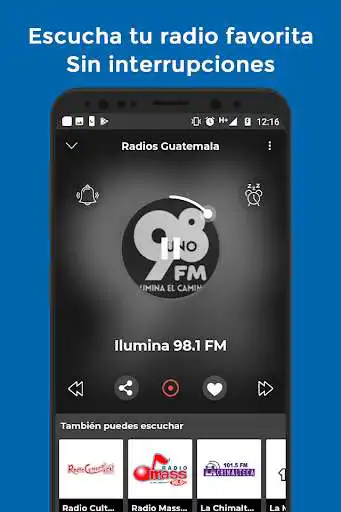 Play Radios Guatemala AM & FM Emisoras en vivo as an online game Radios Guatemala AM & FM Emisoras en vivo with UptoPlay