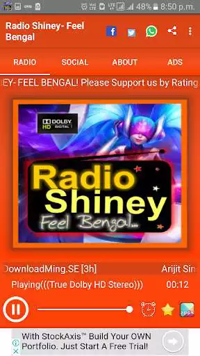 Play Radio Shiney- Feel Bengal as an online game Radio Shiney- Feel Bengal with UptoPlay
