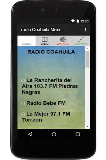 Play radios of Coahuila Mexico  and enjoy radios of Coahuila Mexico with UptoPlay