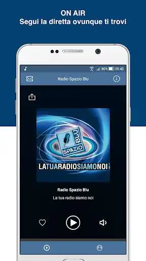 Play RADIO SPAZIO BLU as an online game RADIO SPAZIO BLU with UptoPlay