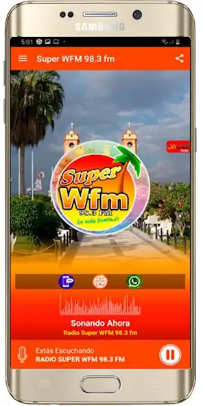 Play Radio Super WFM 98.3 - Olmos as an online game Radio Super WFM 98.3 - Olmos with UptoPlay