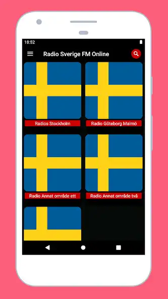 Play Radio Sweden FM AM All Station  and enjoy Radio Sweden FM AM All Station with UptoPlay