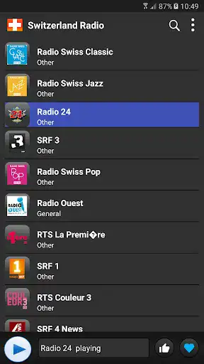 Play Radio Switzerland  - AM FM Online as an online game Radio Switzerland  - AM FM Online with UptoPlay