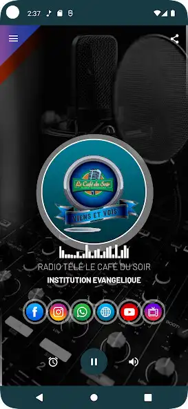 Play Radio Télé Le Café Du Soir as an online game Radio Télé Le Café Du Soir with UptoPlay