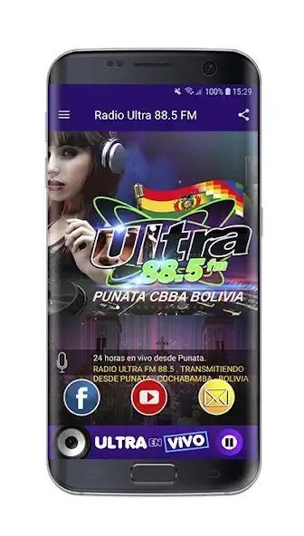 Play Radio Ultra FM 88.5 Bolivia as an online game Radio Ultra FM 88.5 Bolivia with UptoPlay