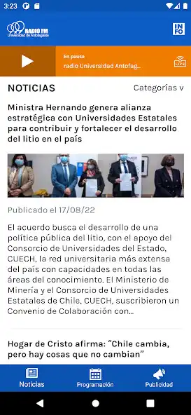 Play Radio Universidad Antofagasta as an online game Radio Universidad Antofagasta with UptoPlay