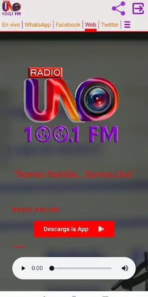 Play Radio Uno 100.1 Bolivia as an online game Radio Uno 100.1 Bolivia with UptoPlay