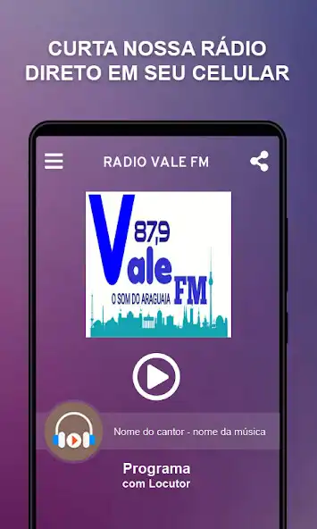 Play Radio vale fm  and enjoy Radio vale fm with UptoPlay