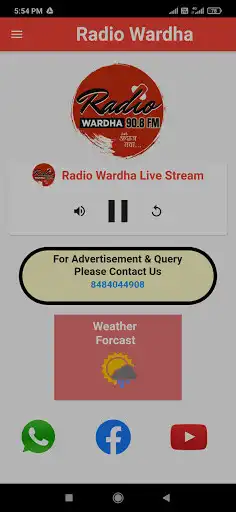 Play Radio Wardha 90.8  and enjoy Radio Wardha 90.8 with UptoPlay