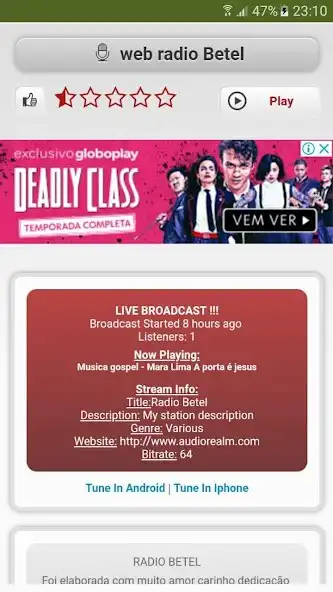 Play Radio Web Betel  and enjoy Radio Web Betel with UptoPlay