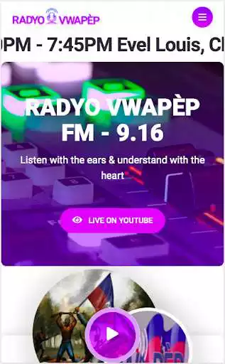 Play Radyo VwaPèp - Live Online  and enjoy Radyo VwaPèp - Live Online with UptoPlay