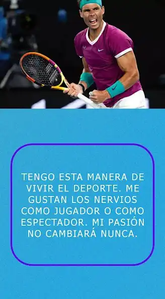 Play Rafa Nadal frases as an online game Rafa Nadal frases with UptoPlay