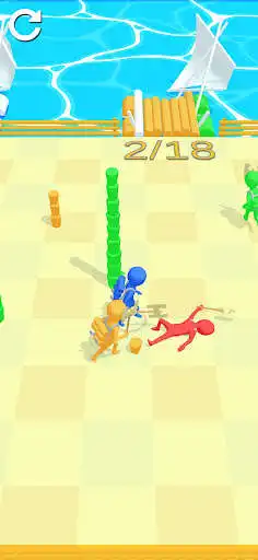 Play Rafts Run as an online game Rafts Run with UptoPlay