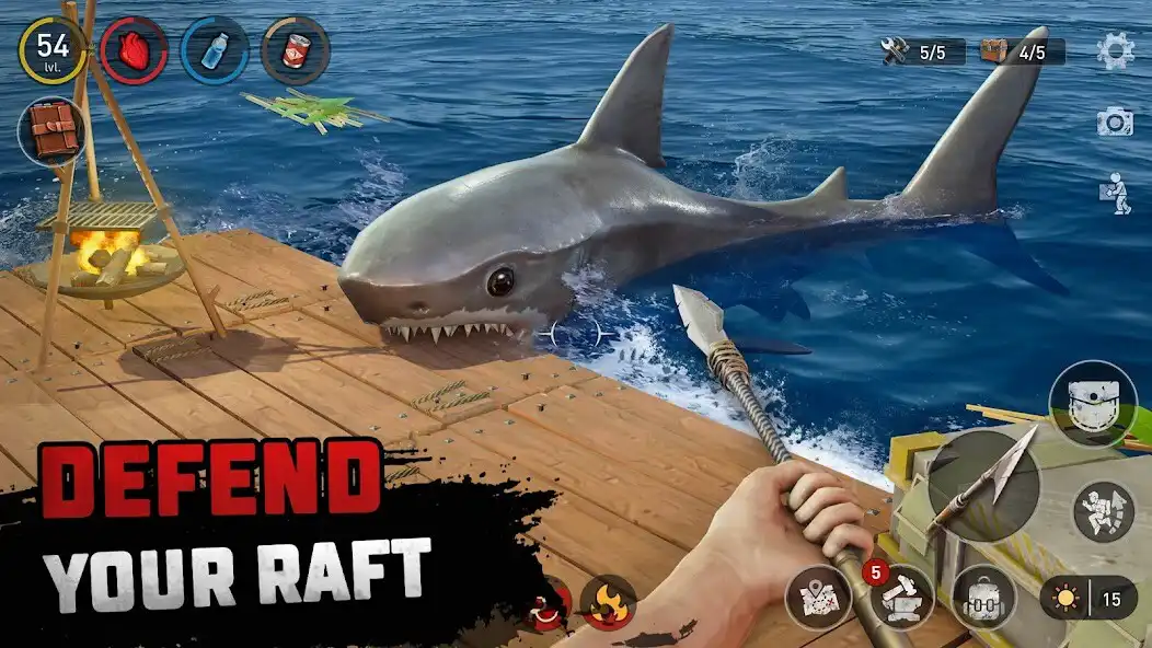 Raft Survival - Ocean Nomad را بازی کنید و از Raft Survival - Ocean Nomad با UptoPlay لذت ببرید.