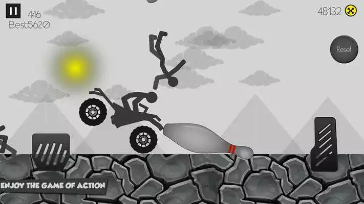 Play Ragdoll Stickman Bike Destruction
