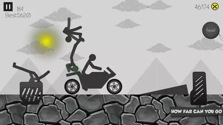 Play Ragdoll Stickman Bike Destruction