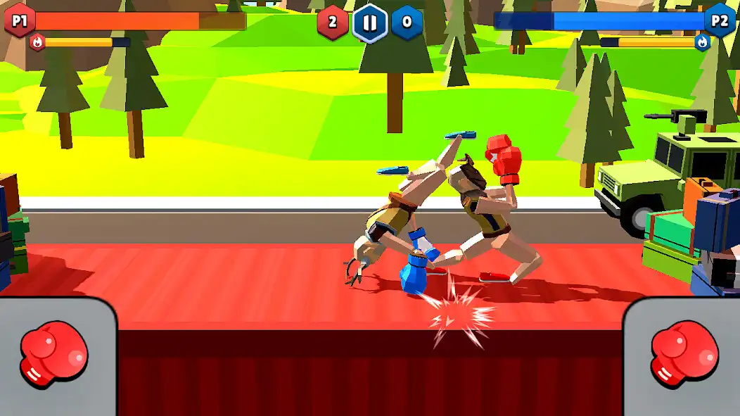 Play Ragdoll Wrestlers - 2 Player as an online game Ragdoll Wrestlers - 2 Player with UptoPlay