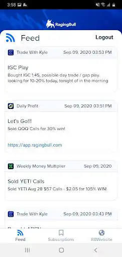 Play RagingBull Alerts  and enjoy RagingBull Alerts with UptoPlay