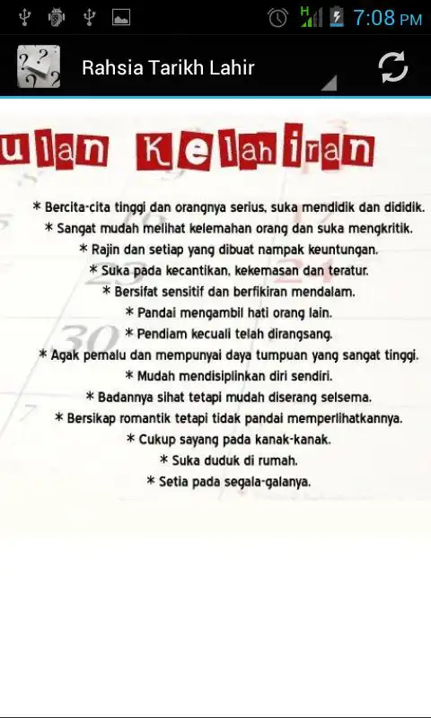 Play Rahsia Bulan Kelahiran