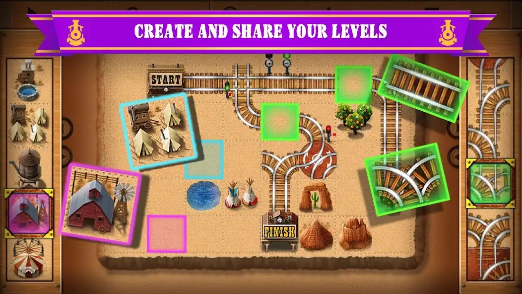 Play Rail Maze 2 : Train puzzler as an online game Rail Maze 2 : Train puzzler with UptoPlay